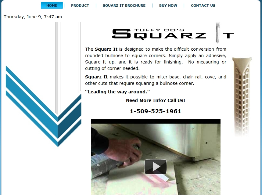 Squarz IT Home Remodeling Drywall Tools Web Site Design