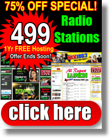 Radio Station Web Design $499