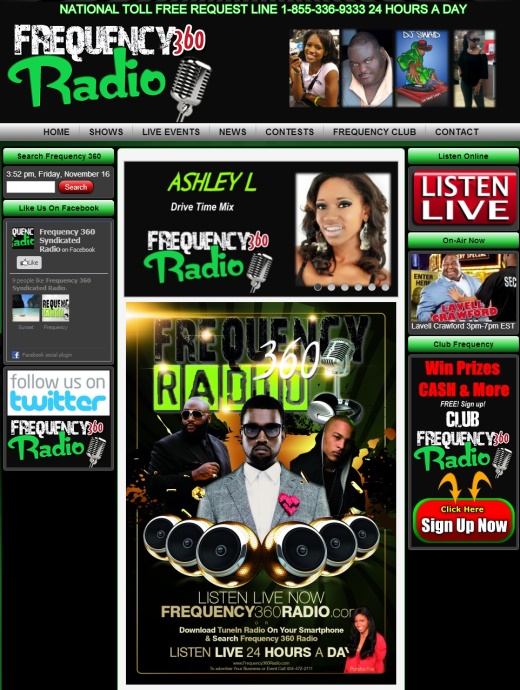 Radio Station Web Design Frequency LIVE Radio Radio Station Web Design Frequency LIVE Radio